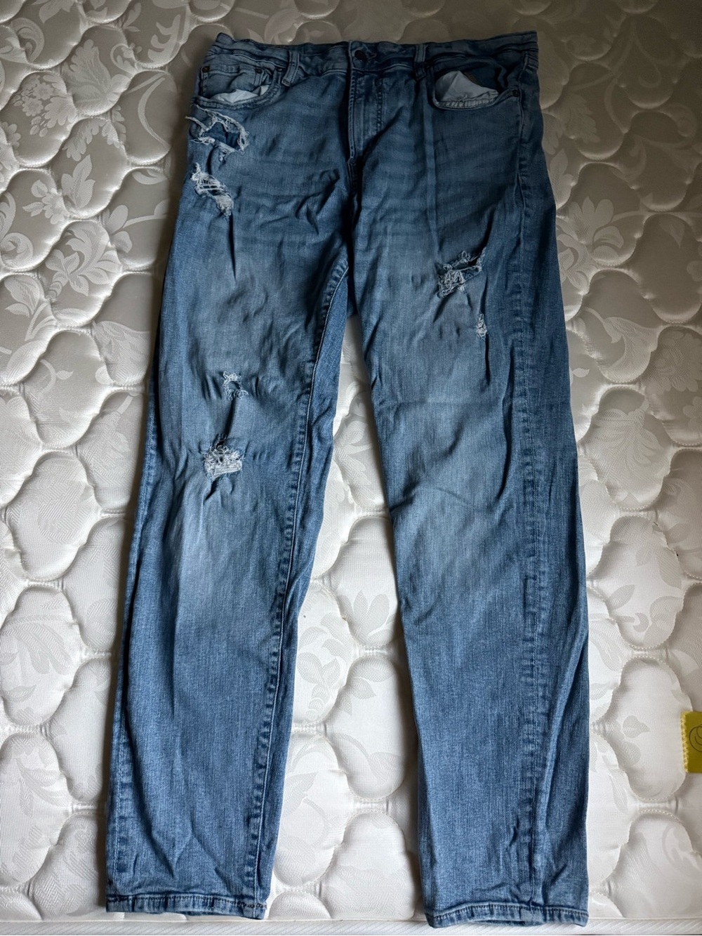 Classic Women's Ripped Blue Jeans
